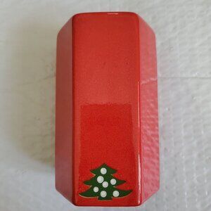 Vtg Waechtersbach Candle Holder. West Germany Holiday Joy Decor. Christmas Tree